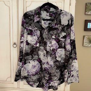 Apt 9 blouse purple XL